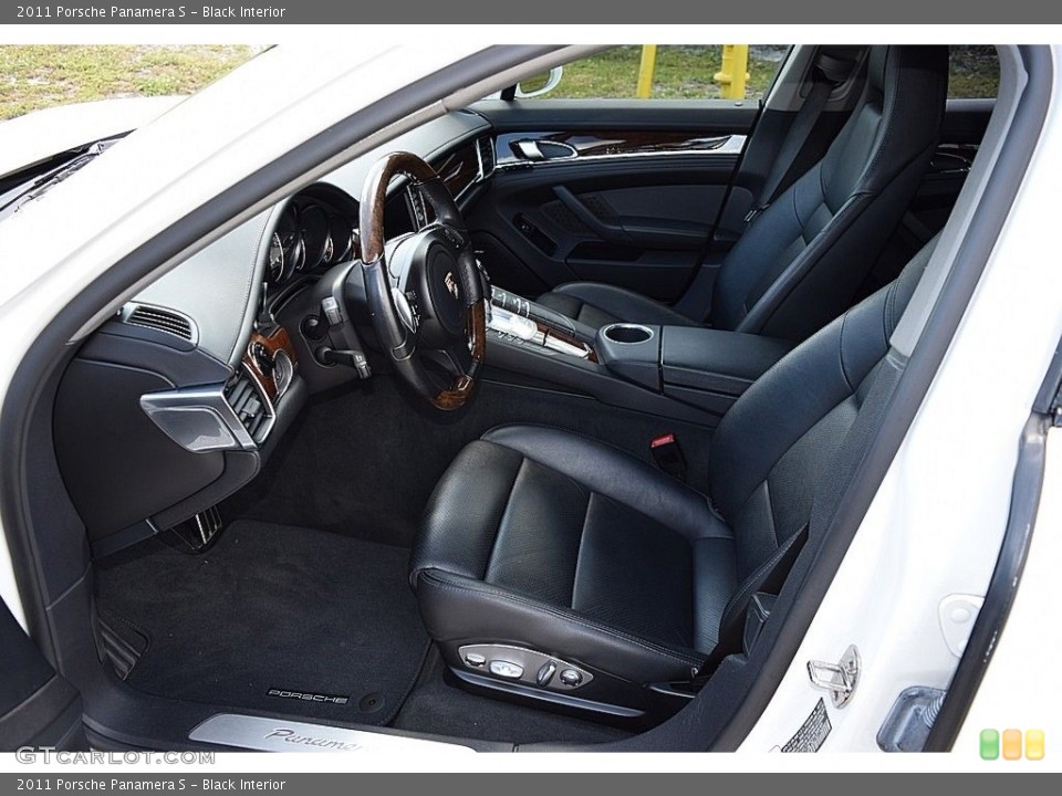 Black Interior Front Seat for the 2011 Porsche Panamera S #119339787
