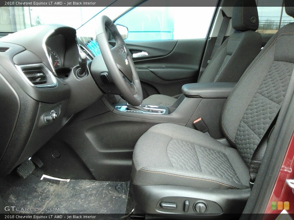 Jet Black Interior Front Seat for the 2018 Chevrolet Equinox LT AWD #119342499