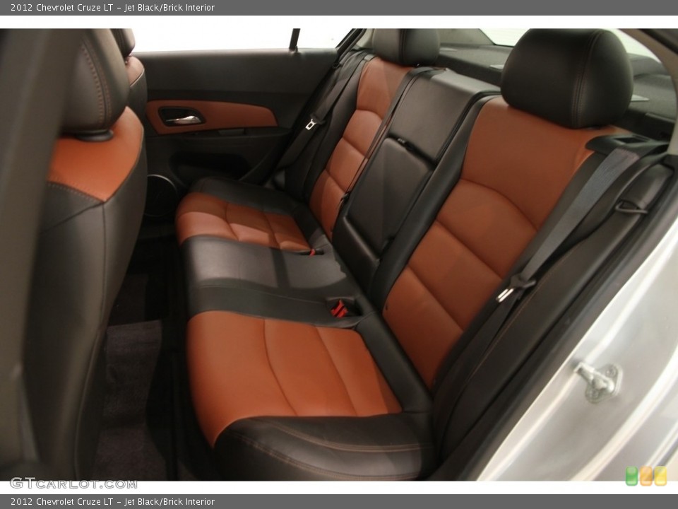 Jet Black/Brick Interior Rear Seat for the 2012 Chevrolet Cruze LT #119344251