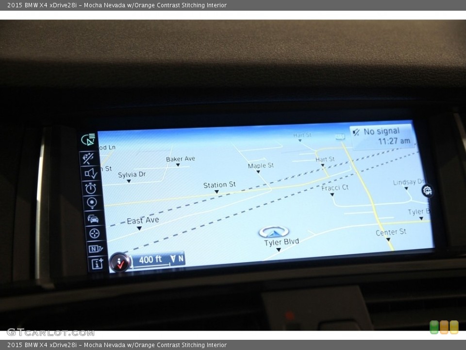 Mocha Nevada w/Orange Contrast Stitching Interior Navigation for the 2015 BMW X4 xDrive28i #119347188