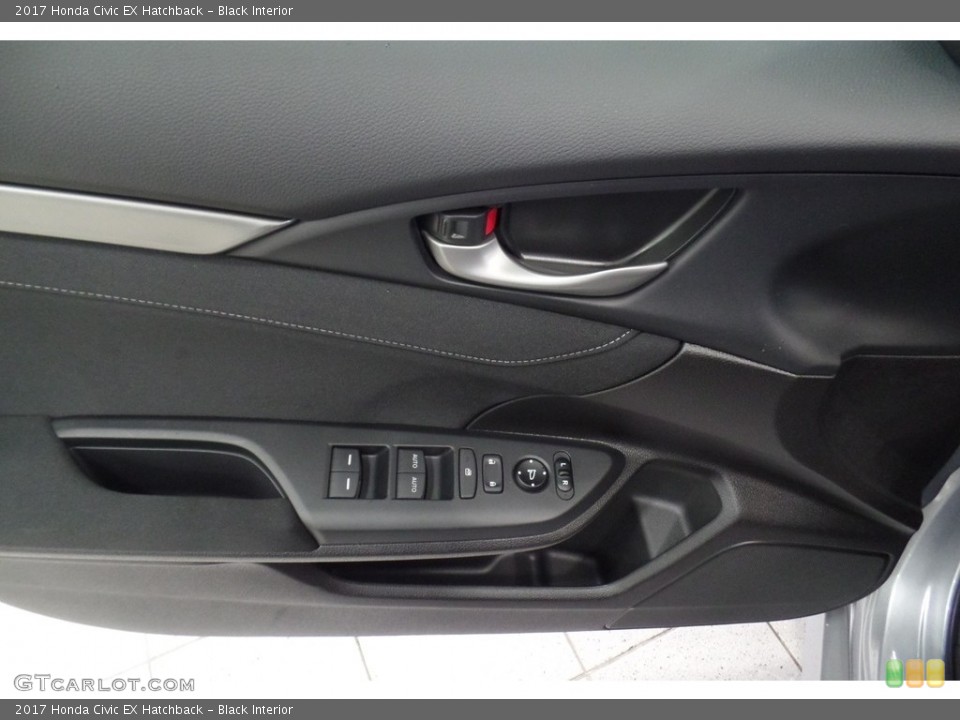 Black Interior Door Panel for the 2017 Honda Civic EX Hatchback #119351877