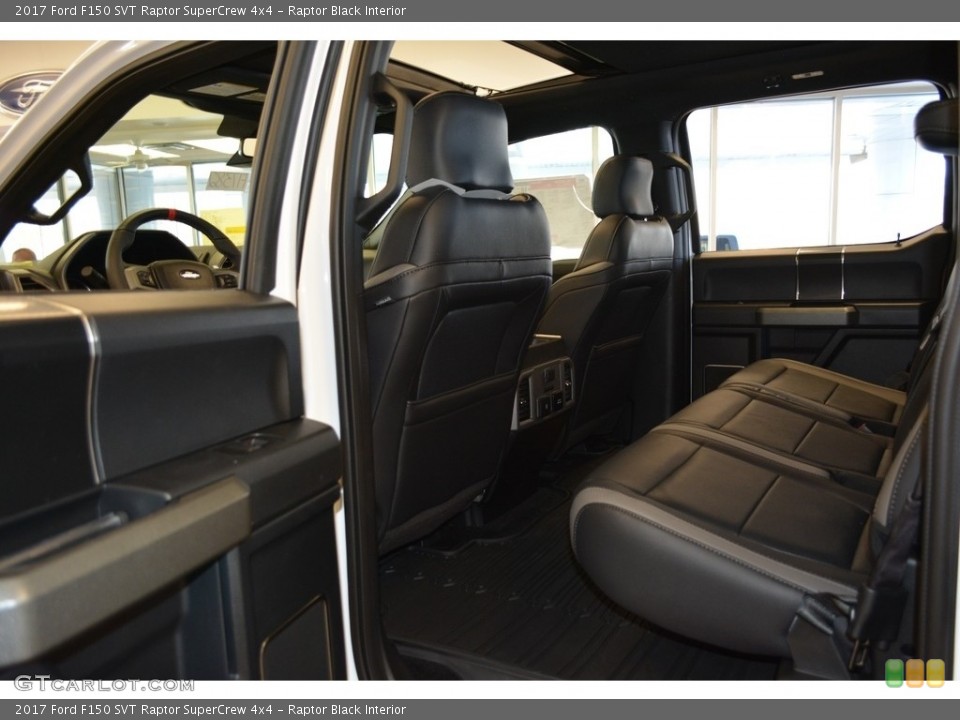 Raptor Black Interior Rear Seat for the 2017 Ford F150 SVT Raptor SuperCrew 4x4 #119352219