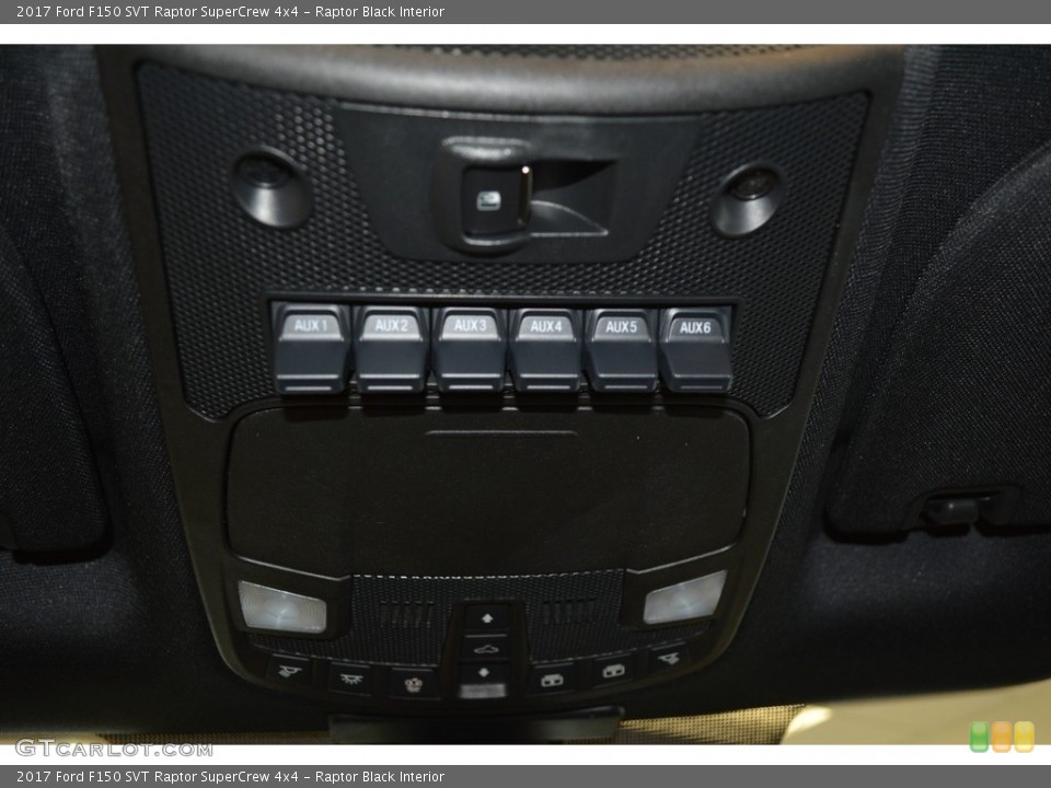Raptor Black Interior Controls for the 2017 Ford F150 SVT Raptor SuperCrew 4x4 #119352393