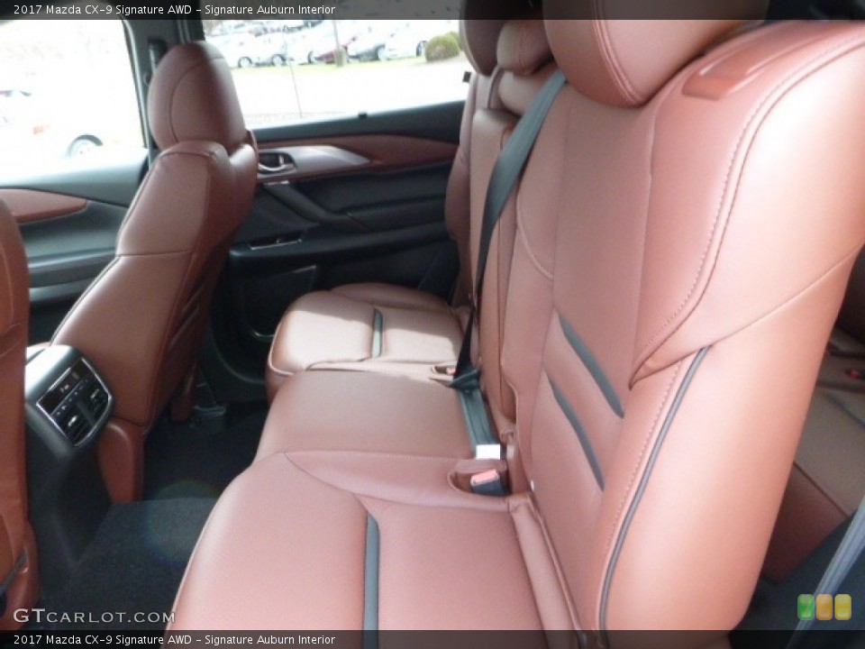 Signature Auburn Interior Rear Seat for the 2017 Mazda CX-9 Signature AWD #119353572