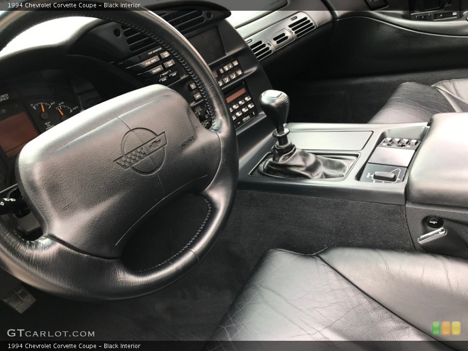 Black Interior Front Seat for the 1994 Chevrolet Corvette Coupe #119356417