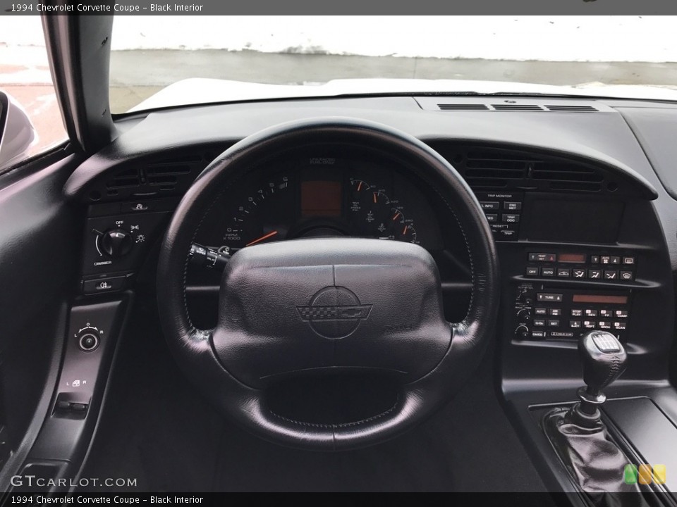Black Interior Dashboard for the 1994 Chevrolet Corvette Coupe #119356444