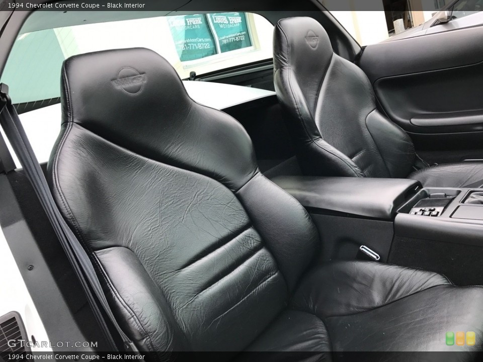 Black Interior Front Seat for the 1994 Chevrolet Corvette Coupe #119356549