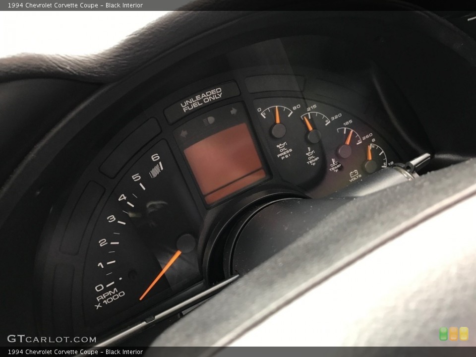 Black Interior Gauges for the 1994 Chevrolet Corvette Coupe #119356930