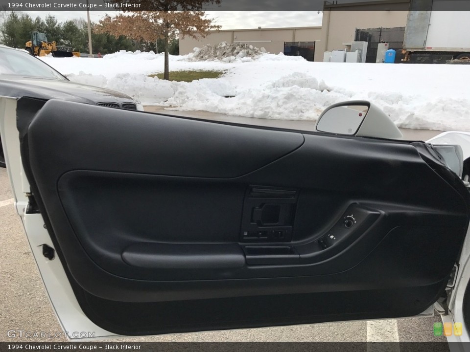 Black Interior Door Panel for the 1994 Chevrolet Corvette Coupe #119356960