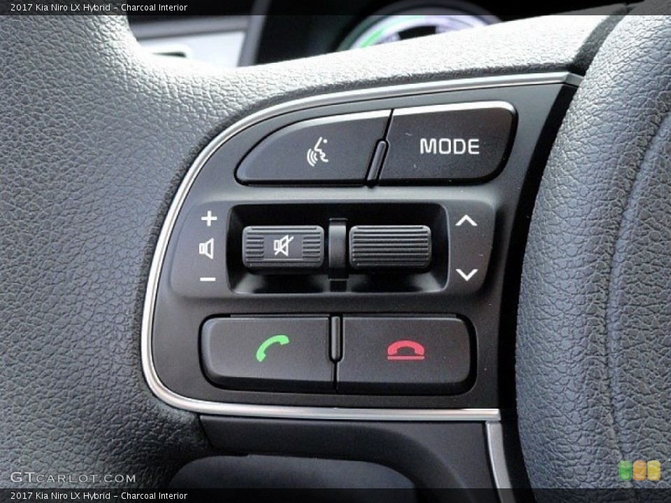 Charcoal Interior Controls for the 2017 Kia Niro LX Hybrid #119359495