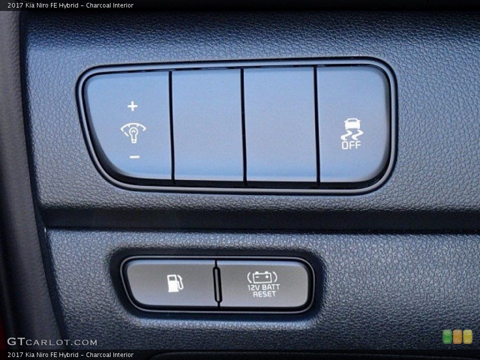 Charcoal Interior Controls for the 2017 Kia Niro FE Hybrid #119360146