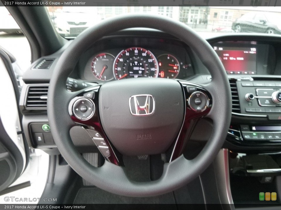 Ivory Interior Steering Wheel for the 2017 Honda Accord LX-S Coupe #119363422