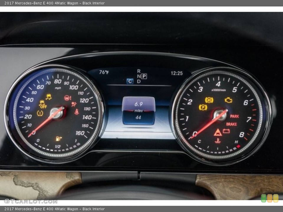 Black Interior Gauges for the 2017 Mercedes-Benz E 400 4Matic Wagon #119363539