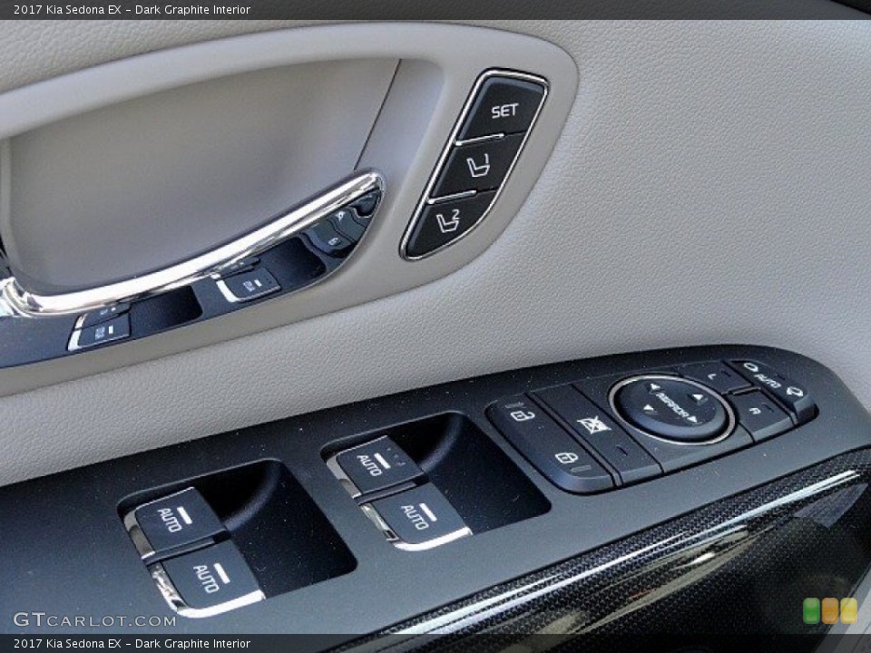 Dark Graphite Interior Controls for the 2017 Kia Sedona EX #119363734