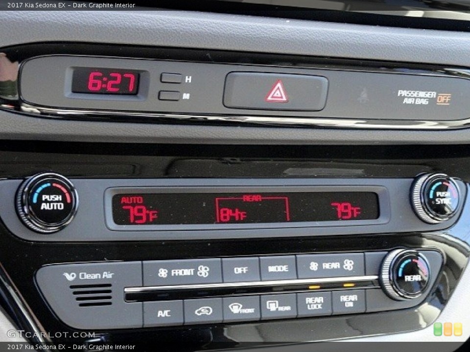 Dark Graphite Interior Controls for the 2017 Kia Sedona EX #119363887
