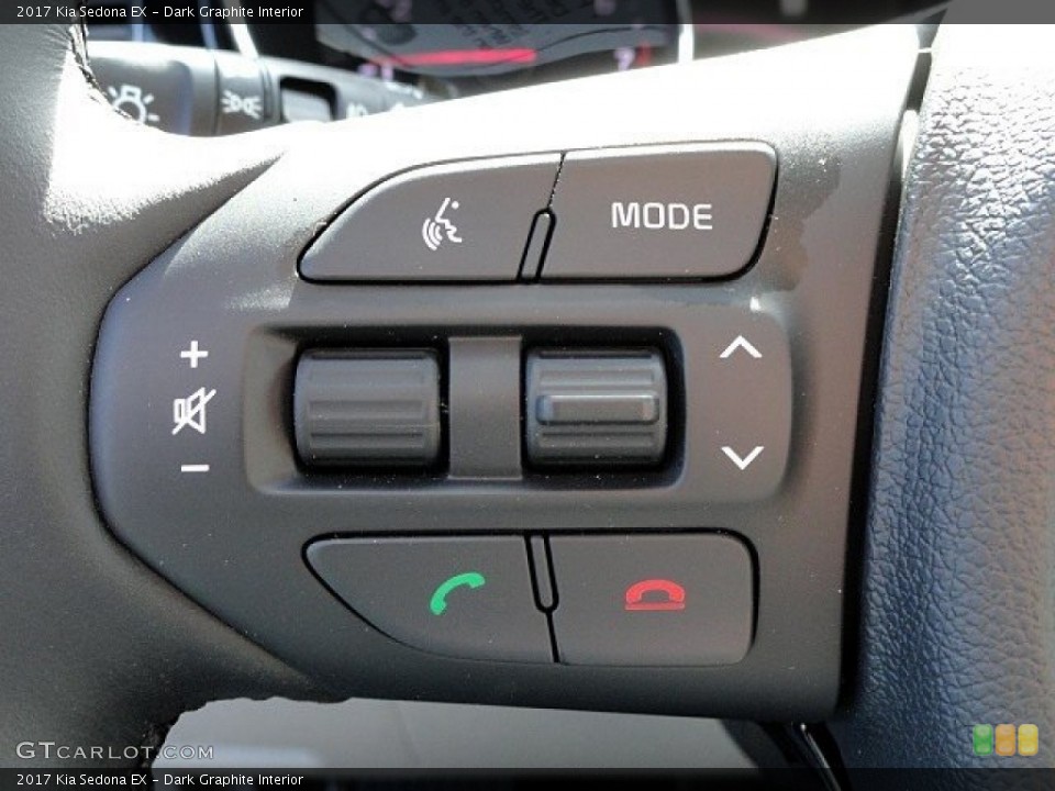Dark Graphite Interior Controls for the 2017 Kia Sedona EX #119364001