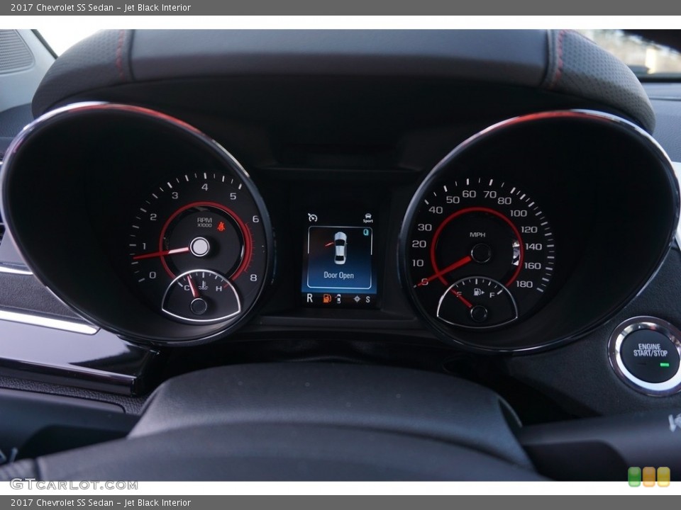 Jet Black Interior Gauges for the 2017 Chevrolet SS Sedan #119366035