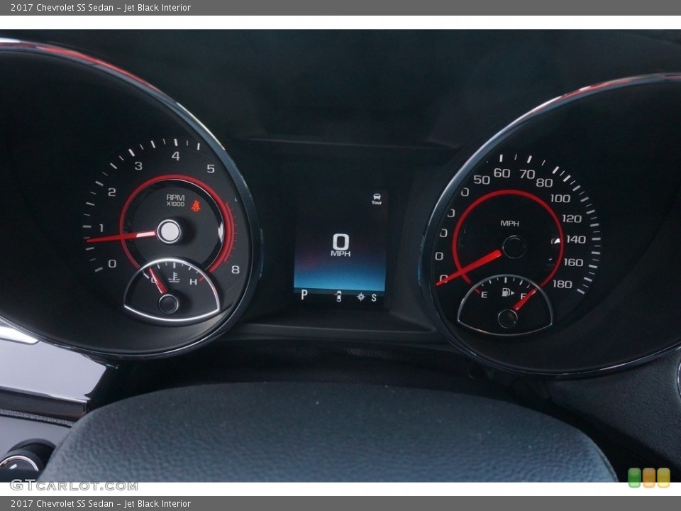 Jet Black Interior Gauges for the 2017 Chevrolet SS Sedan #119367586