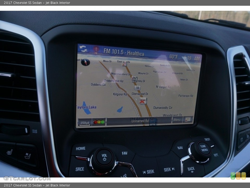 Jet Black Interior Navigation for the 2017 Chevrolet SS Sedan #119367613
