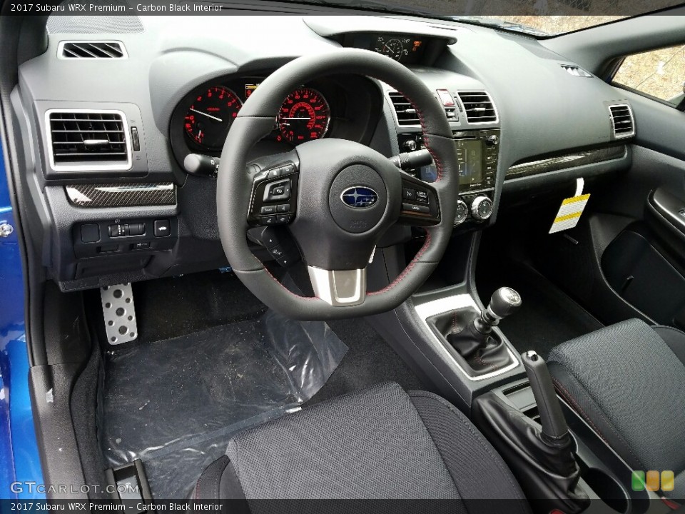 Carbon Black Interior Photo for the 2017 Subaru WRX Premium #119368291