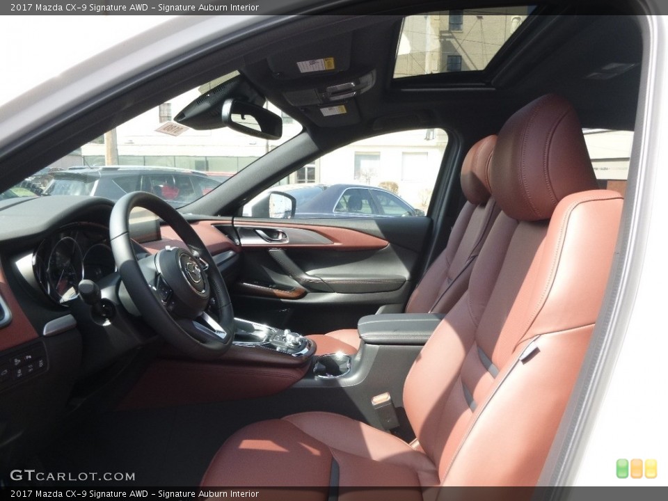 Signature Auburn Interior Front Seat for the 2017 Mazda CX-9 Signature AWD #119369371