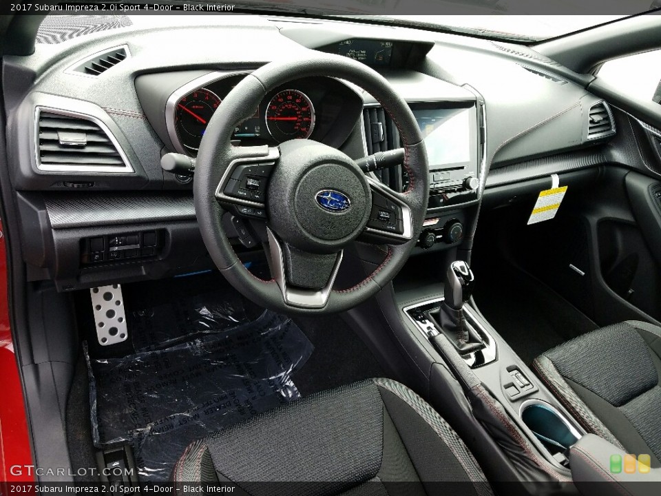 Black Interior Photo for the 2017 Subaru Impreza 2.0i Sport 4-Door #119369587