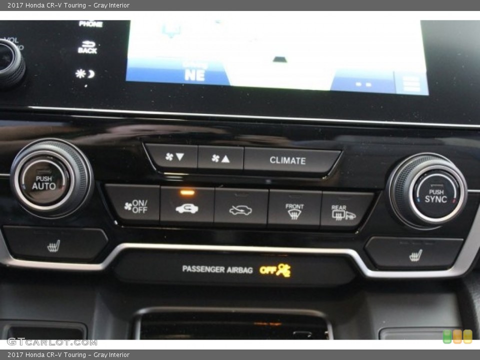 Gray Interior Controls for the 2017 Honda CR-V Touring #119372782
