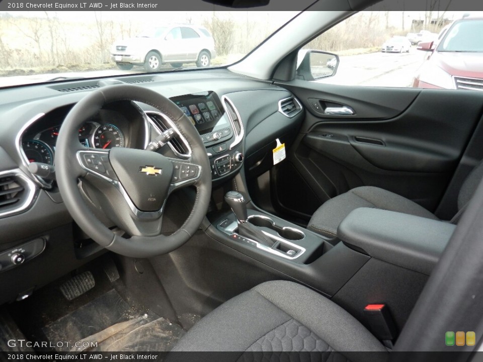 Jet Black Interior Front Seat for the 2018 Chevrolet Equinox LT AWD #119375809