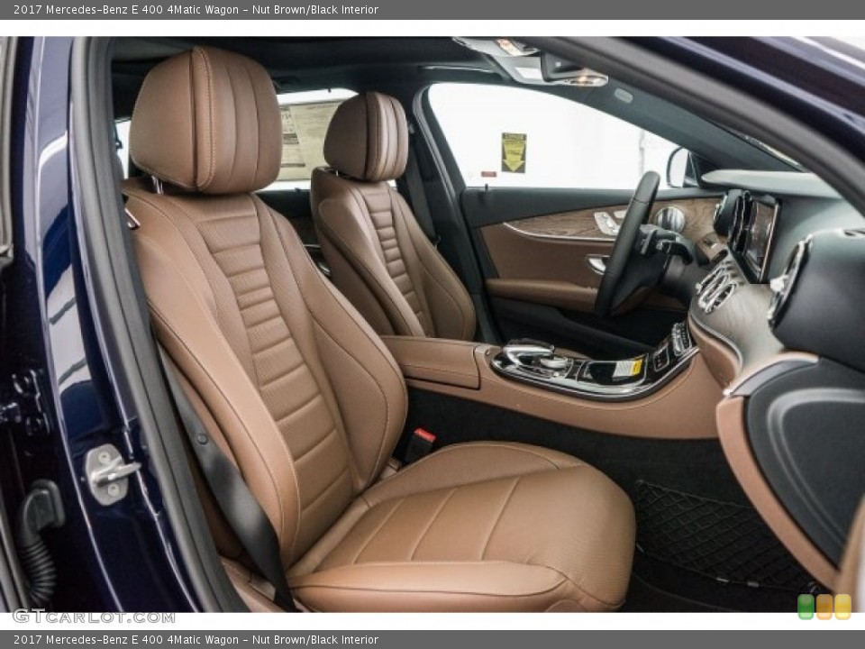 Nut Brown/Black Interior Photo for the 2017 Mercedes-Benz E 400 4Matic Wagon #119386218