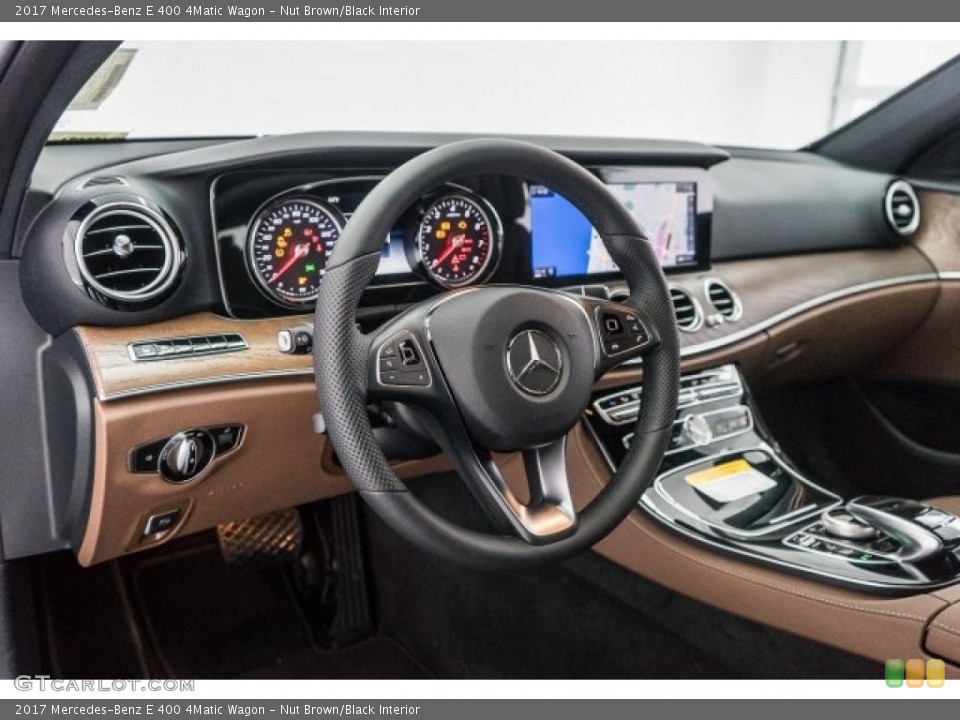 Nut Brown/Black Interior Dashboard for the 2017 Mercedes-Benz E 400 4Matic Wagon #119386271