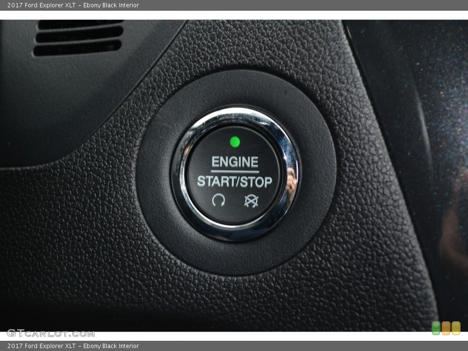 Ebony Black Interior Controls for the 2017 Ford Explorer XLT #119392961