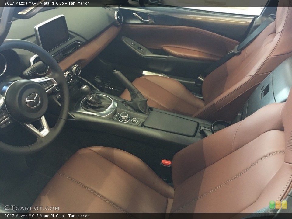 Tan Interior Front Seat for the 2017 Mazda MX-5 Miata RF Club #119394338