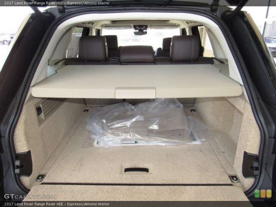 Espresso/Almond Interior Trunk for the 2017 Land Rover Range Rover HSE #119400218
