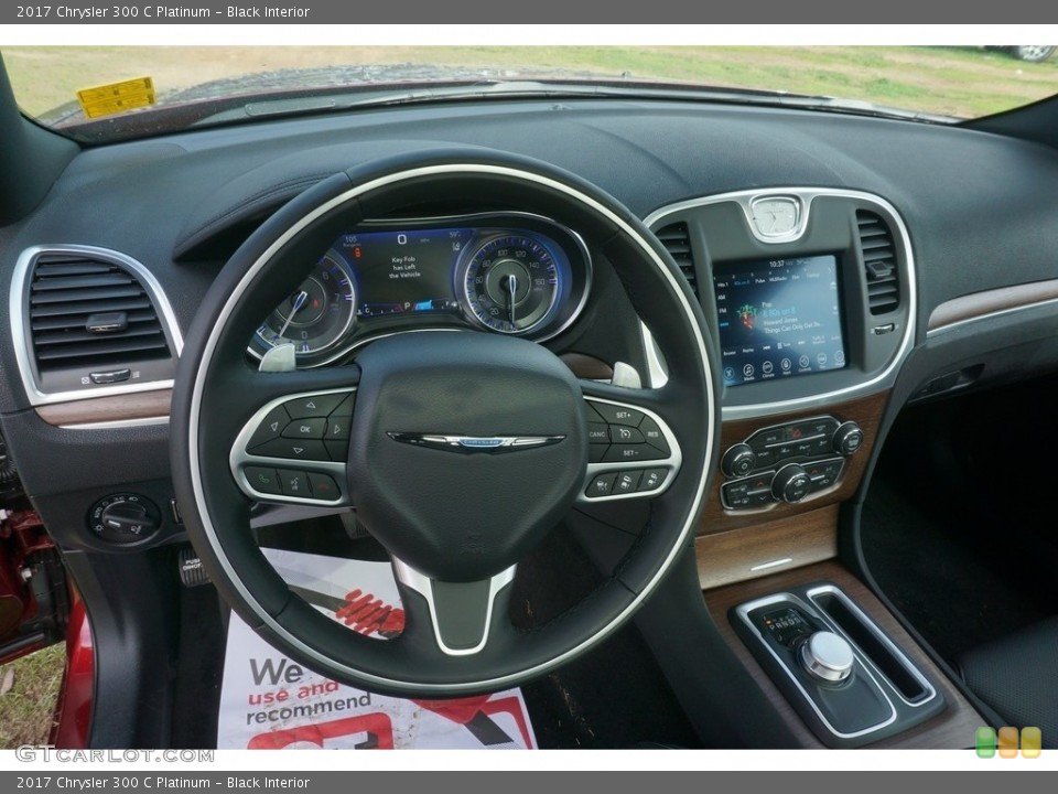 Black Interior Dashboard for the 2017 Chrysler 300 C Platinum #119400818