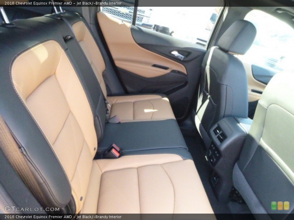 Jet Black/­Brandy Interior Rear Seat for the 2018 Chevrolet Equinox Premier AWD #119407853