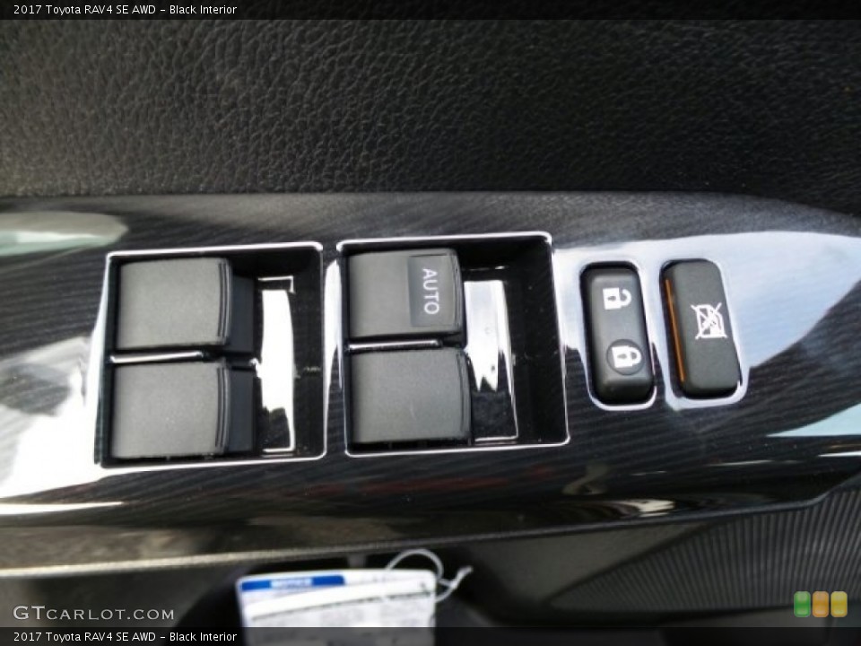 Black Interior Controls for the 2017 Toyota RAV4 SE AWD #119412827