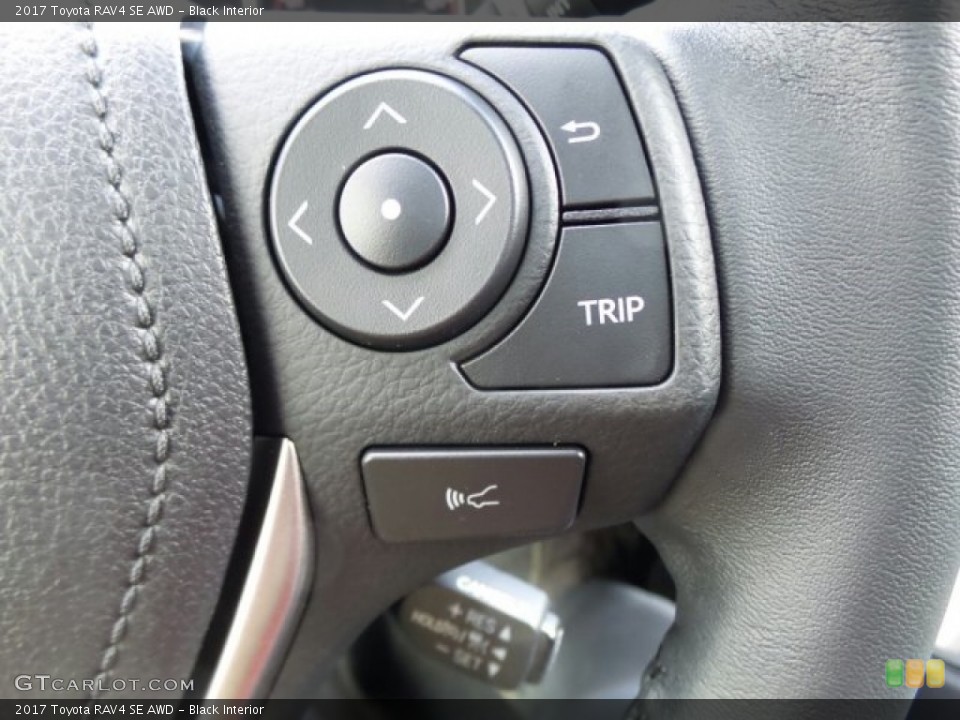 Black Interior Controls for the 2017 Toyota RAV4 SE AWD #119413133