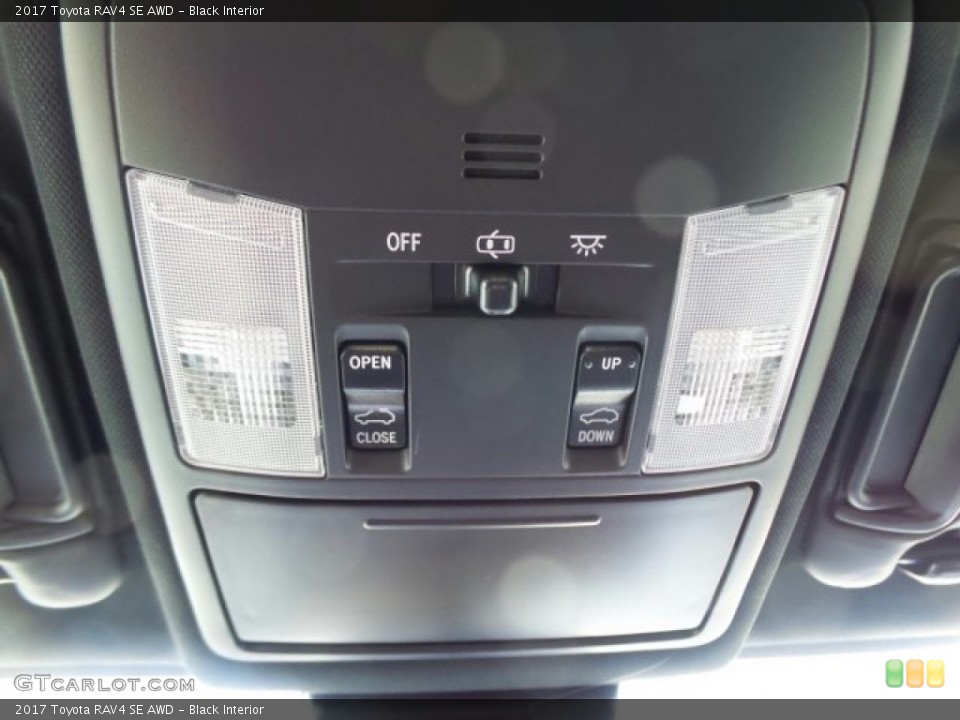 Black Interior Controls for the 2017 Toyota RAV4 SE AWD #119413304