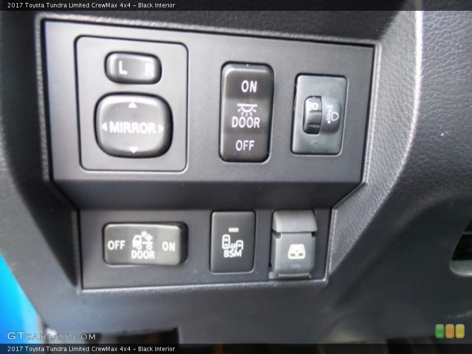 Black Interior Controls for the 2017 Toyota Tundra Limited CrewMax 4x4 #119418344