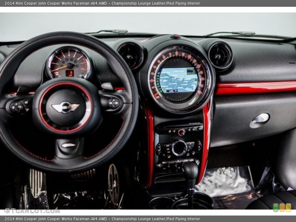 Championship Lounge Leather/Red Piping Interior Dashboard for the 2014 Mini Cooper John Cooper Works Paceman All4 AWD #119427791