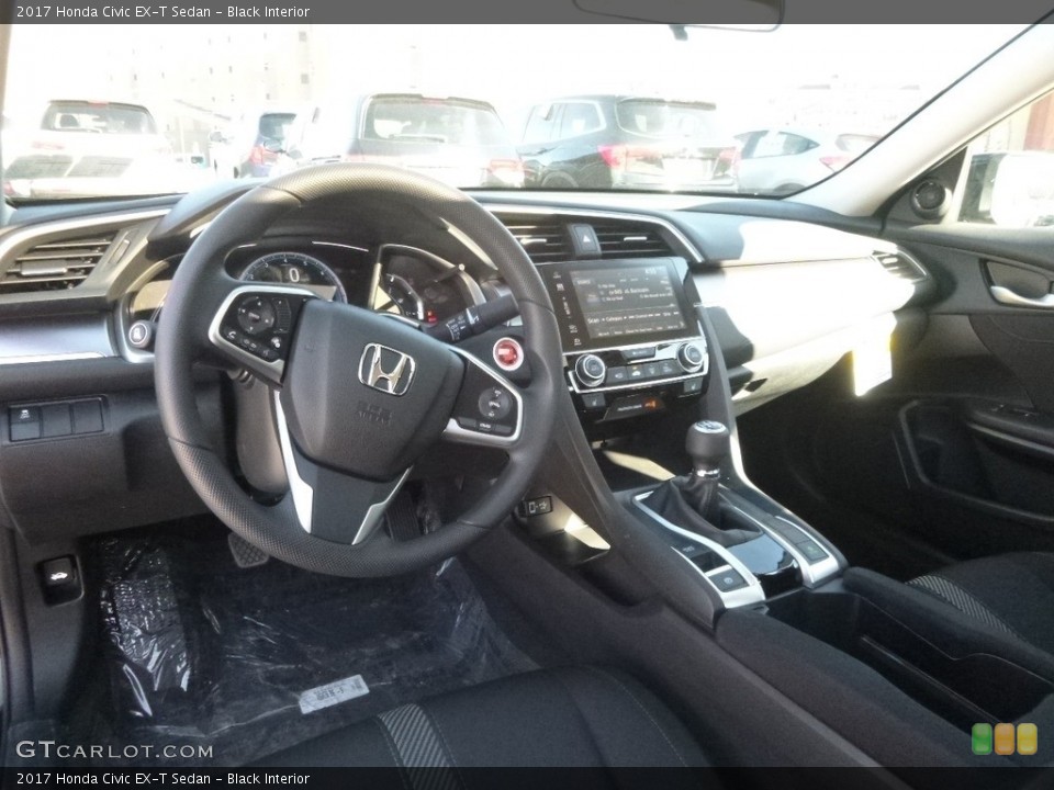 Black Interior Photo for the 2017 Honda Civic EX-T Sedan #119437698