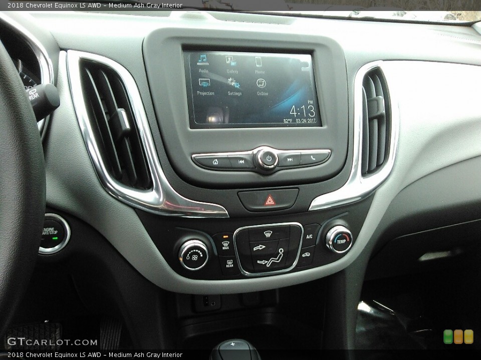 Medium Ash Gray Interior Controls for the 2018 Chevrolet Equinox LS AWD #119438643