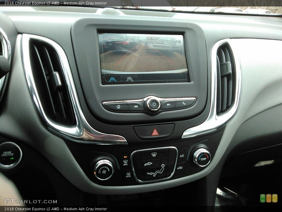 Medium Ash Gray Interior Controls for the 2018 Chevrolet Equinox LS AWD #119438706