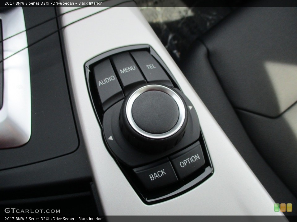 Black Interior Controls for the 2017 BMW 3 Series 320i xDrive Sedan #119440206