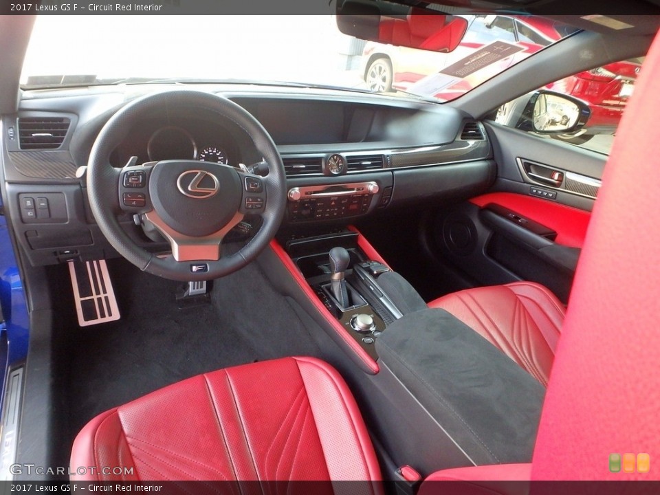 Circuit Red Interior Photo for the 2017 Lexus GS F #119441214