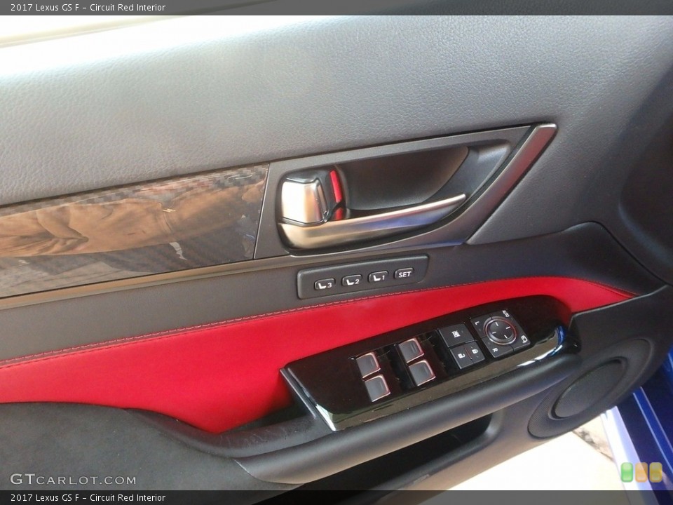 Circuit Red Interior Door Panel for the 2017 Lexus GS F #119441241
