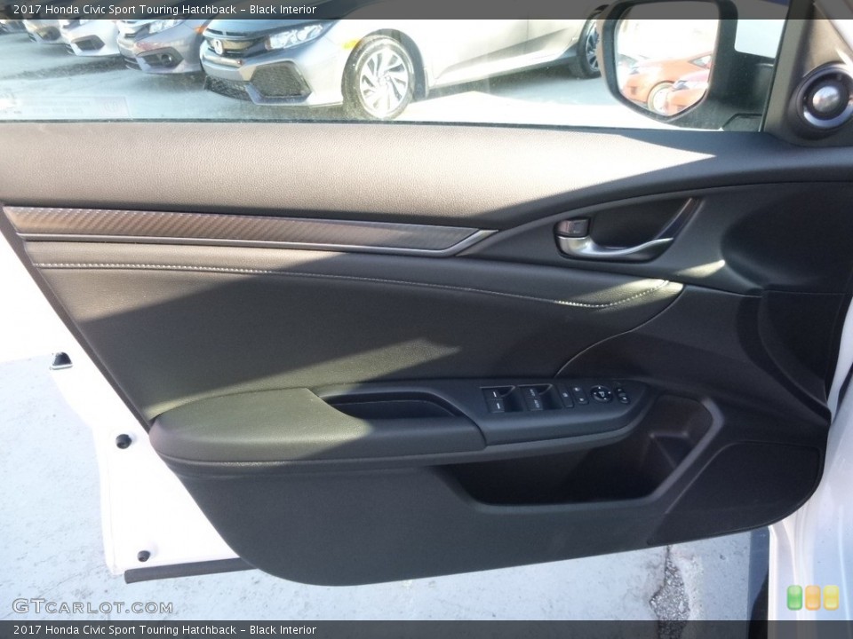 Black Interior Door Panel for the 2017 Honda Civic Sport Touring Hatchback #119441274