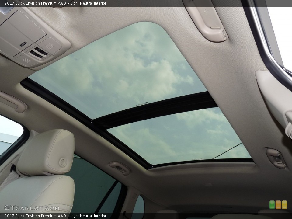 Light Neutral Interior Sunroof for the 2017 Buick Envision Premium AWD #119442405