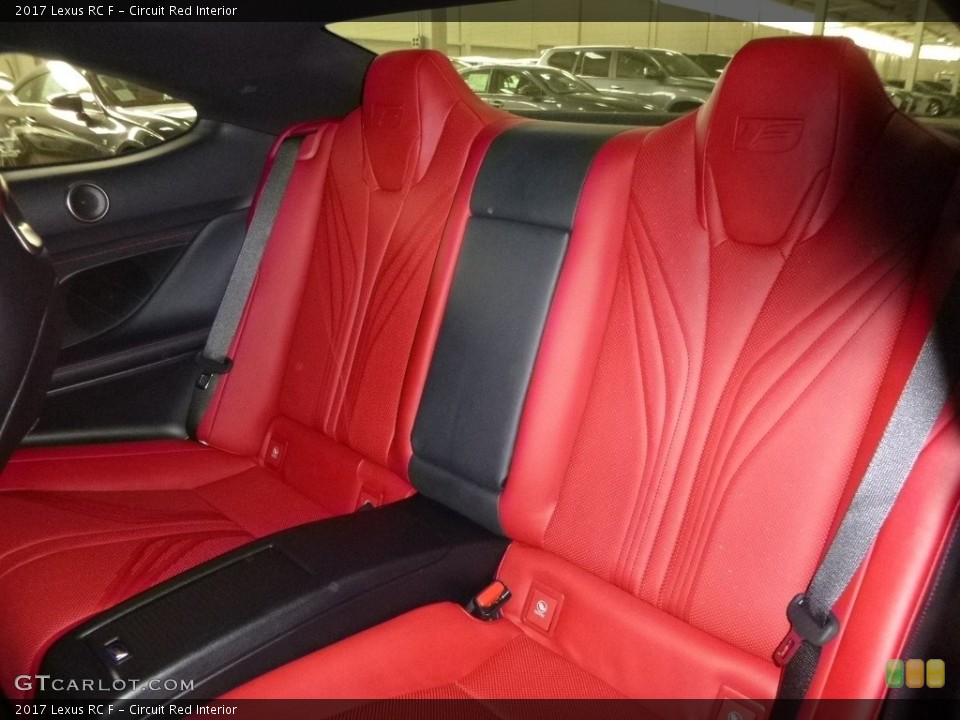 Circuit Red Interior Rear Seat for the 2017 Lexus RC F #119449650