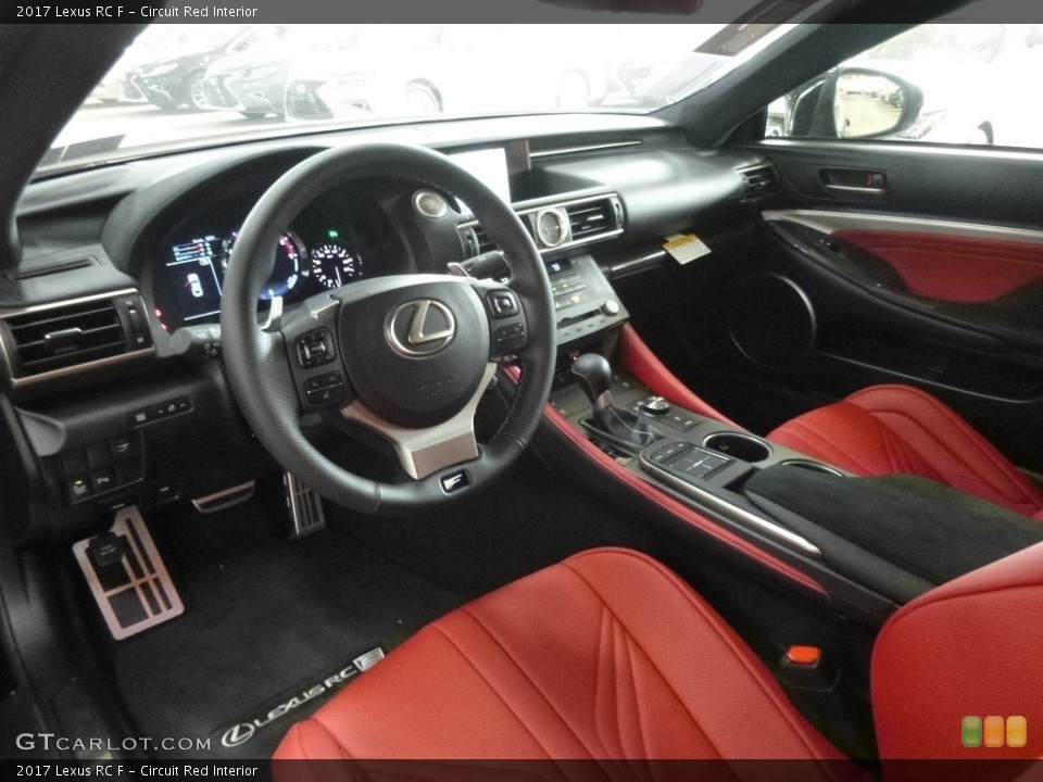 Circuit Red Interior Photo for the 2017 Lexus RC F #119449677